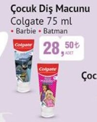 Colgate Çocuk Diş Fırçası Barbie/Batman