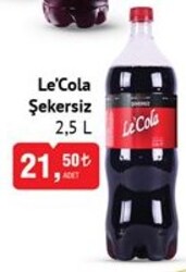 Le’Cola Şekersiz 2,5 L