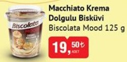 Biscolata Mood Macchiato Krema Dolgulu Bisküvi 125 g
