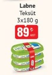 Teksüt Labne 3x180 g