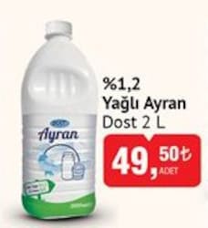 Dost %1.2 Yağlı Ayran 2 l