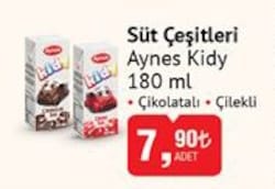 Aynes Kidy Çikolatalı Süt 180 ml