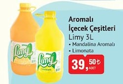 Limy Aromalı İçeçek Çeşitleri 3 L 