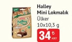 Ülker Halley Mini Bisküvi 103 gr