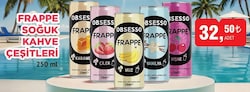 Obsesso Frappe Çilekli Soğuk Kahve 250 ml