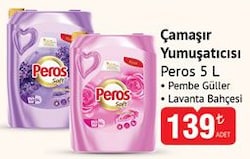 Peros Soft Yumuşatıcı 50 Yıkama 5 lt