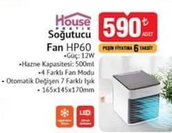 House Pratik HP60 Soğutucu Fan 