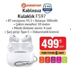 Polosmart FS97 Kablosuz Kulaklık 