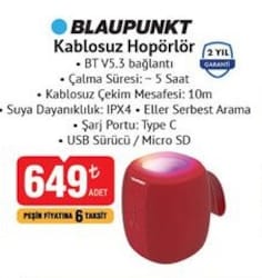 Blaupunkt Kablosuz Hopörlör 