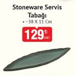 Stoneware Servis Tabağı 38x11 cm 