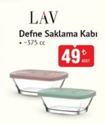 Lav Defne 375 ml Cam Saklama Kabı