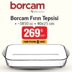 Paşabahçe Borcam Fırın Tepsisi 3850 cc 40x25 cm