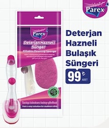 Parex Deterjan Hazneli Bulaşık Süngeri