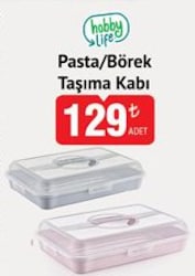 Hobby Life Pasta/Börek Taşıma Kabı