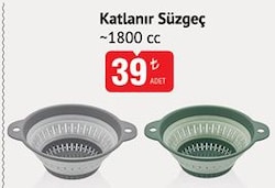 Katlanır Süzgeç 1800 cc