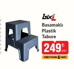 Bixl Basamaklı Plastik Tabure 