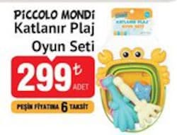 Piccolo Mondi Katlanır Plaj Oyun Seti 