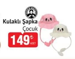 Ören Bayan Kulaklı Şapka Çocuk