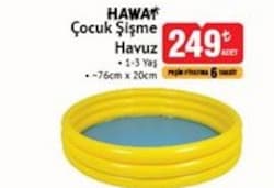 Hawai Çocuk Şişme Havuz 76x20 cm