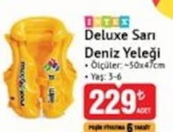 Intex Deluxe Sarı Deniz Yeleği 