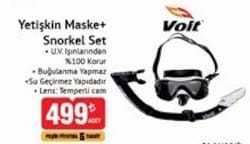 Voit Yetişkin Maske + Şnorkel Set