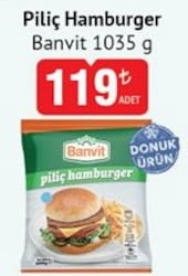 Banvit Piliç Hamburger 1035 g