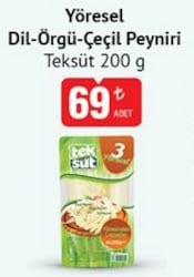 Teksüt Yöresel Dil-Örgü-Çeçil Peyniri 200 g