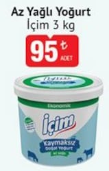 İçim Az Yağlı Yoğurt 3 kg