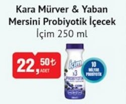 İçim Kara Mürverli ve Yaban Mersinli Probiyotik 250 ml