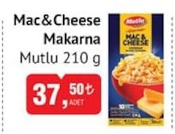Mutlu Mac&Cheese Makarna 210 g