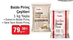 Yayla Esmerim Baldo Pirinç 1 kg