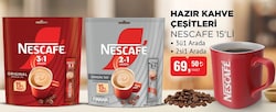 Nescafe Original 3'ü 1 Arada 15x17.5 gr