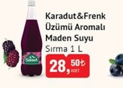 Sırma B+ Karadut & Frenk Üzümü Aromalı Maden Suyu 1 lt