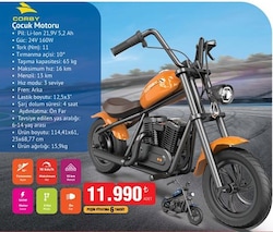 Corby Çocuk Motoru 24V 160W 