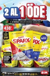 Asperox Sparx Bulaşık Makinesi Tableti 60'lı 2 Adet
