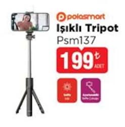 Polosmart PSM137 Işıklı Tripot