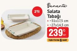 Benante Salata Tabağı 2'li 