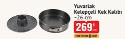 Yuvarlak Kelepçeli Kek Kalıbı 26 cm 