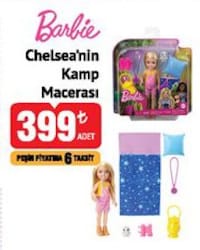 Barbie Chelsea'nin Kamp Macerası Oyun Seti HDF77
