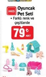 Mgs Oyuncak Pet Seti Çeşitleri