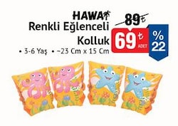 Hawai Renkli Eğlenceli Kolluk 23x15 cm
