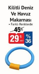Kilitli Deniz ve Havuz Makarnası