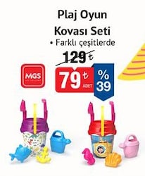 Mgs Plaj Oyun Kovası Seti 