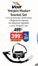 Voit Yetişkin Maske + Şnorkel Set