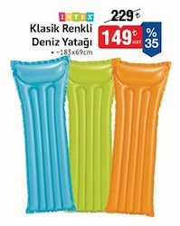Intex 59703 183x69 cm Renkli Deniz Yatağı