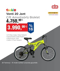 Rookie Venti V 21 Vites 20 Jant Çocuk Bisikleti