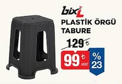 Bixl Plastik Örgü Tabure 