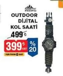 North Pacific Outdoor Dijital Kol Saati