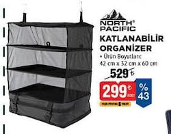 North Pacific Katlanabilir Organizer 