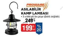 Proware Asılabilir Kamp Lambası